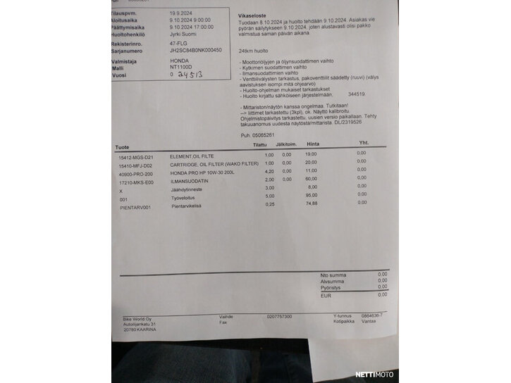 Moottoripyörä Honda NT 2022 27122717